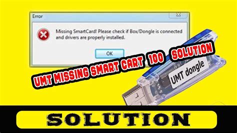 umt tool missing smart card